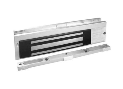 Securitron M68DLST Electromagnetic Lock - 1200 lbs Holding Force, 12V DC (250mA) & 24V DC (125mA) - Heavy Duty Security for Commercial Doors, Gates & Access Control Systems
