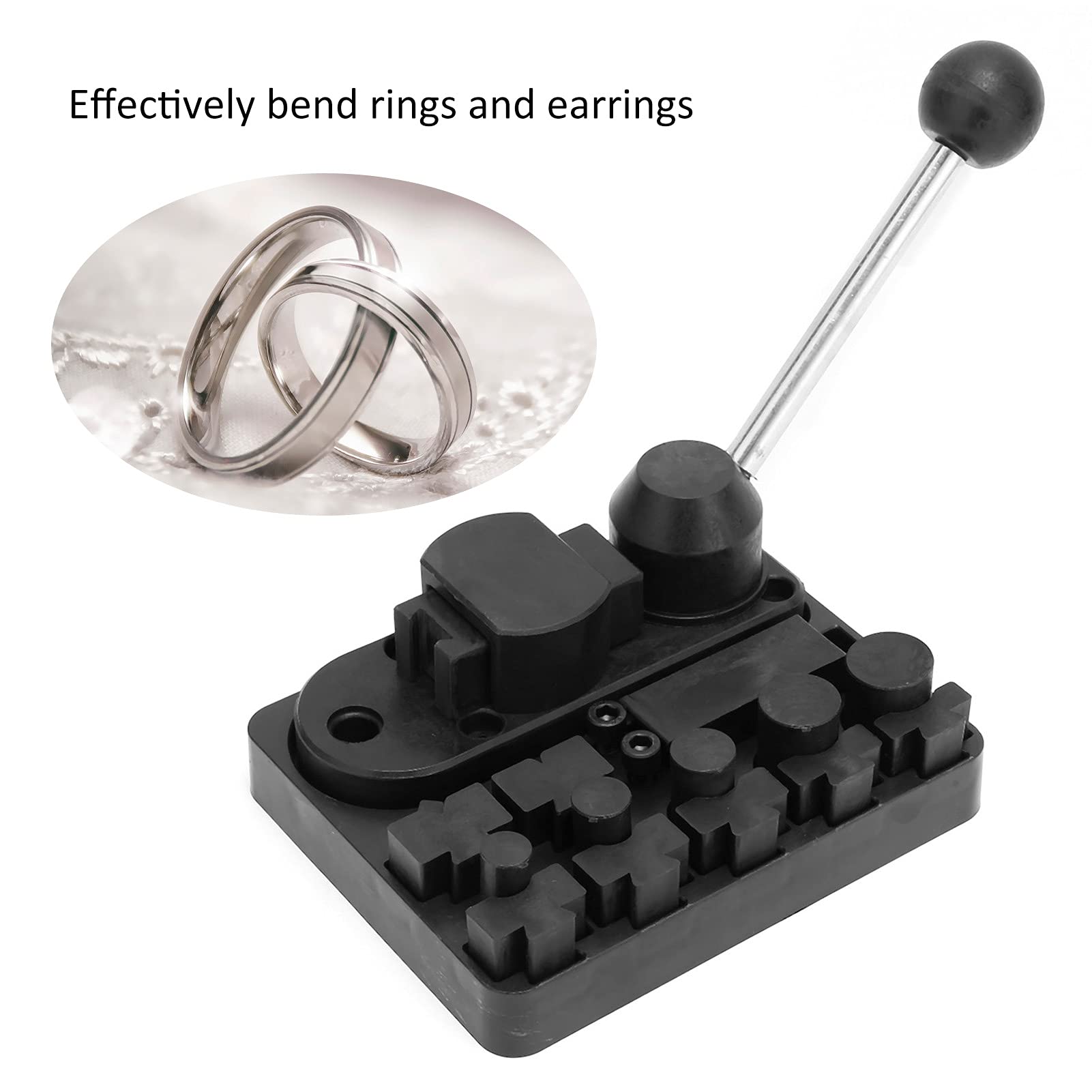 Professional Ring Bending Tool Set - Jewelry Making Kit with Ring Bender, Ring Mandrel & Sizer for DIY Jewelry Crafting | Perfect for Jewelers, Hobbyists & Ring Repair Scenarios