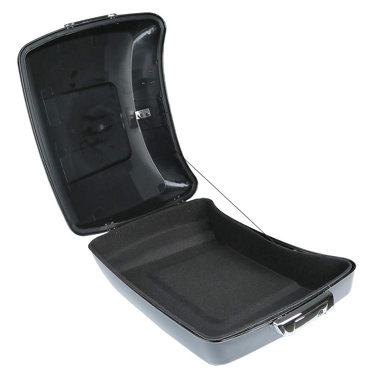 TCT-MOTORPARTS Chopped Tour Pack & Solo Mounting Rack Backrest for Harley Touring Street Glide & Road King (2014-2025) - Perfect for Long Rides & Custom Motorcycle Upgrades