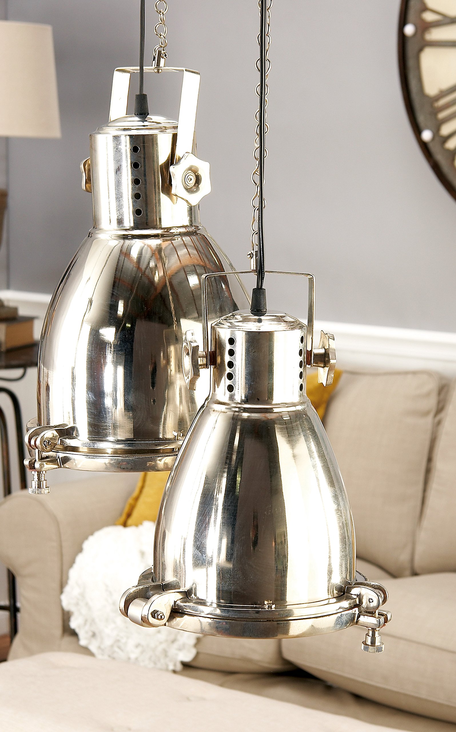 Deco 79 Modern Aluminum Pendant Spotlight - 42