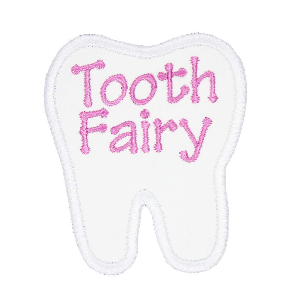 Tooth Fairy Patch - Sew On or Iron On Embroidered Applique for Kids' Clothes, DIY Crafts & Costume Accessories | Perfect for Jackets, Backpacks & Scrapbooking