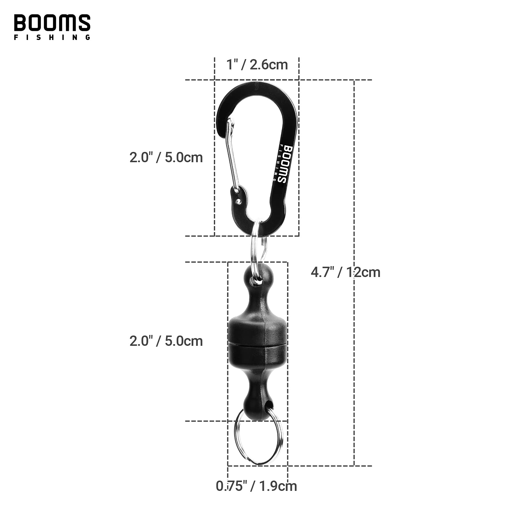 Fly Fishing Magnetic Net Release - Quick Release Keychain for Outdoor Fishing Gear