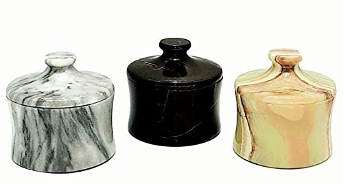 Elegant Black & Brown Marble Pet Cremation Urn for Cats & Small Dogs (Holds Up to 12 lbs) - Perfect for Memorial Display at Home or Pet Cemetery
