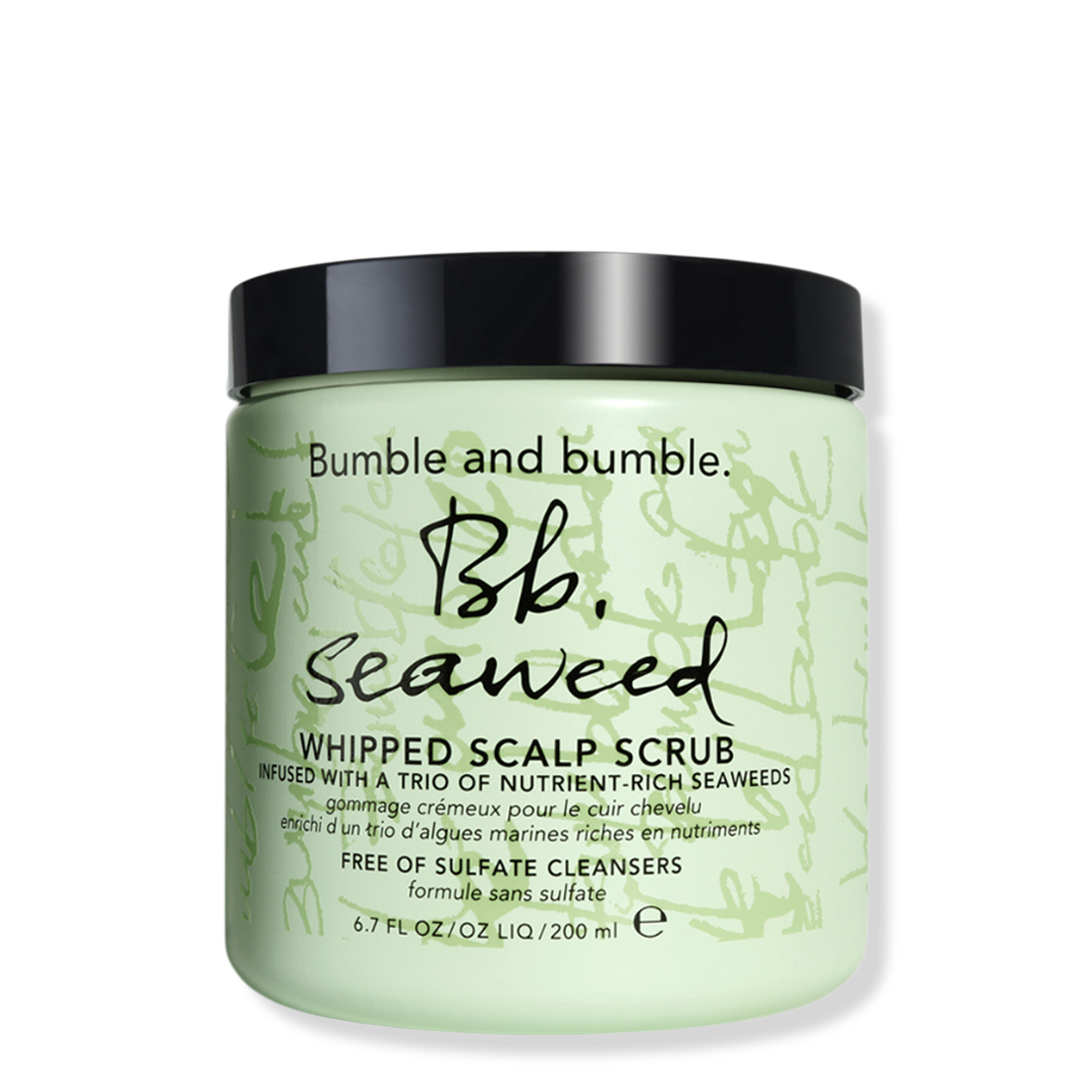 Bumble and Bumble Seaweed Whipped Scalp Scrub - Exfoliating Treatment for Dry, Itchy Scalp | Deep Cleansing & Hydration for Healthy Hair | Perfect for Pre-Shampoo & Spa Days