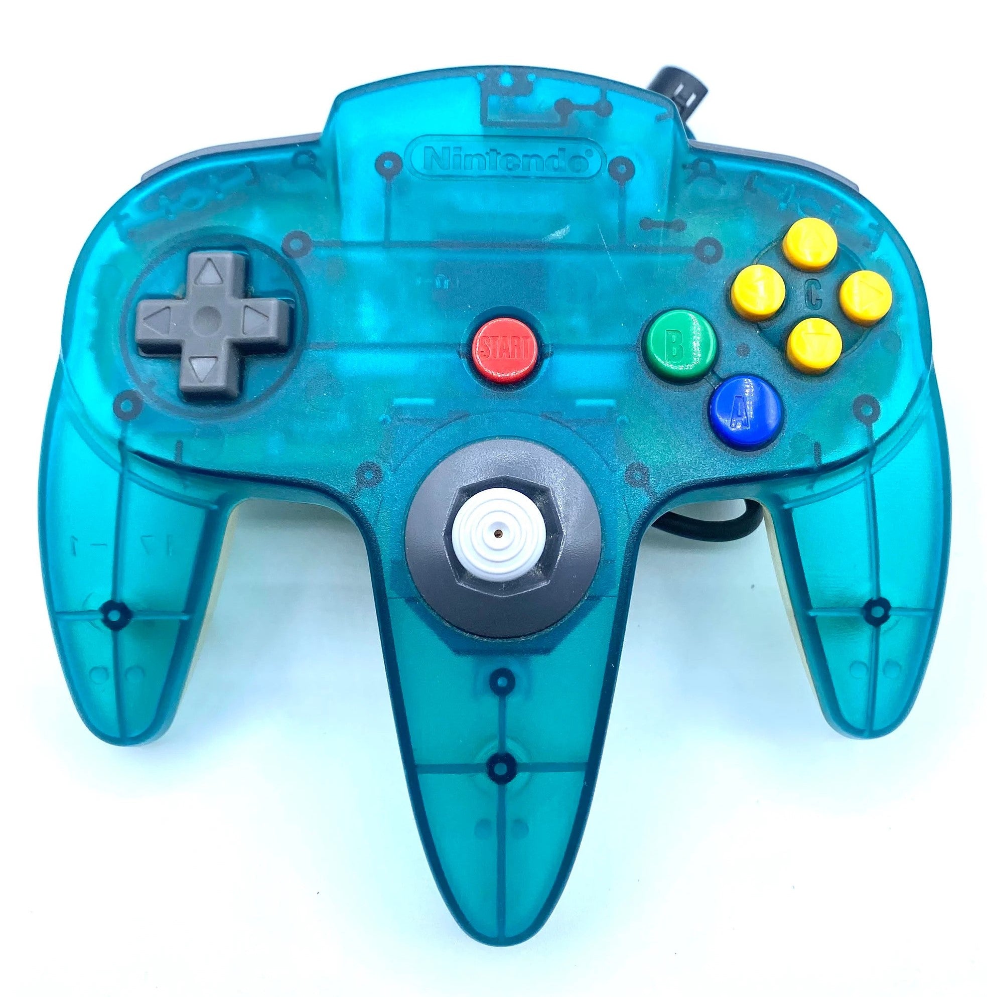 Original Nintendo 64 Controller - Ice Blue | N64 Gamepad for Classic Gaming | Perfect for Retro Gaming Enthusiasts & Nintendo 64 Console Players