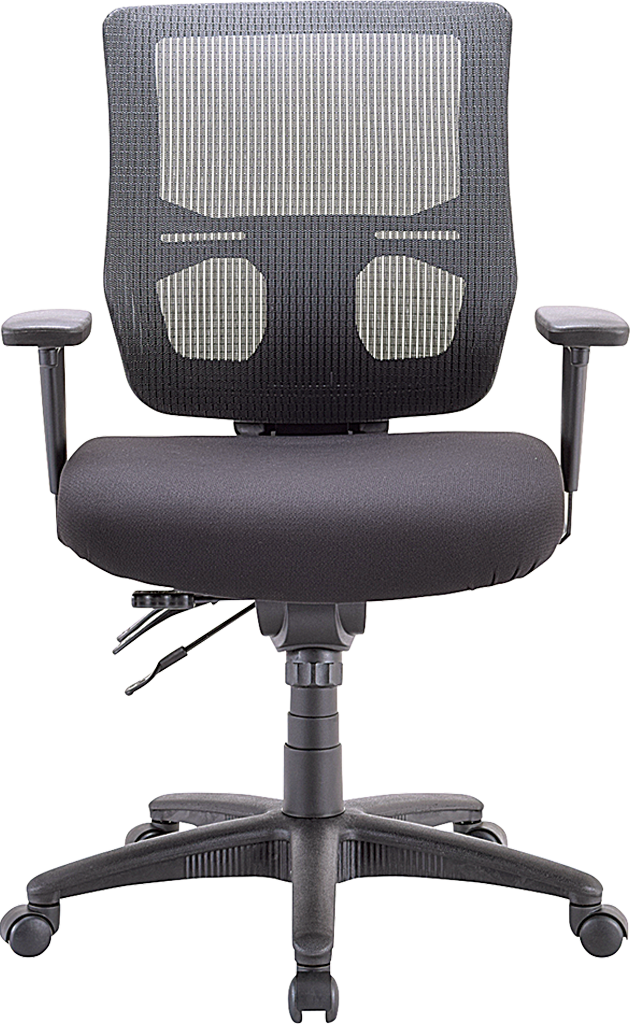Eurotech Apollo II Multi-Function Mid Back Office Chair MFST5455 - Ergonomic Adjustable Desk Chair for Home & Office Workspace