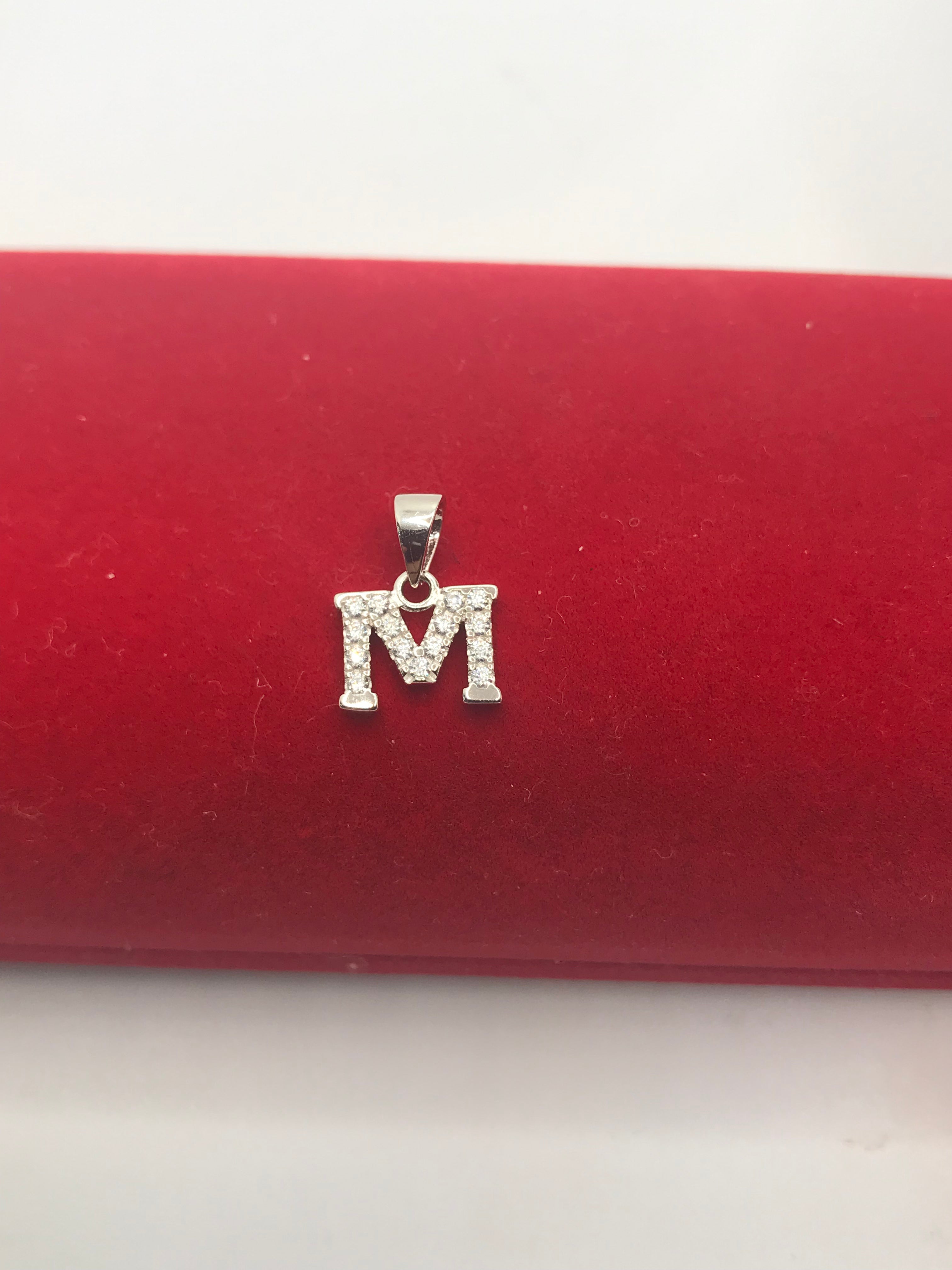 Sterling Silver Letter Initial Pendant Necklace - Personalized A-Z Alphabet Jewelry for Women & Girls - Perfect for Gifts, Birthdays, Anniversaries & Everyday Wear