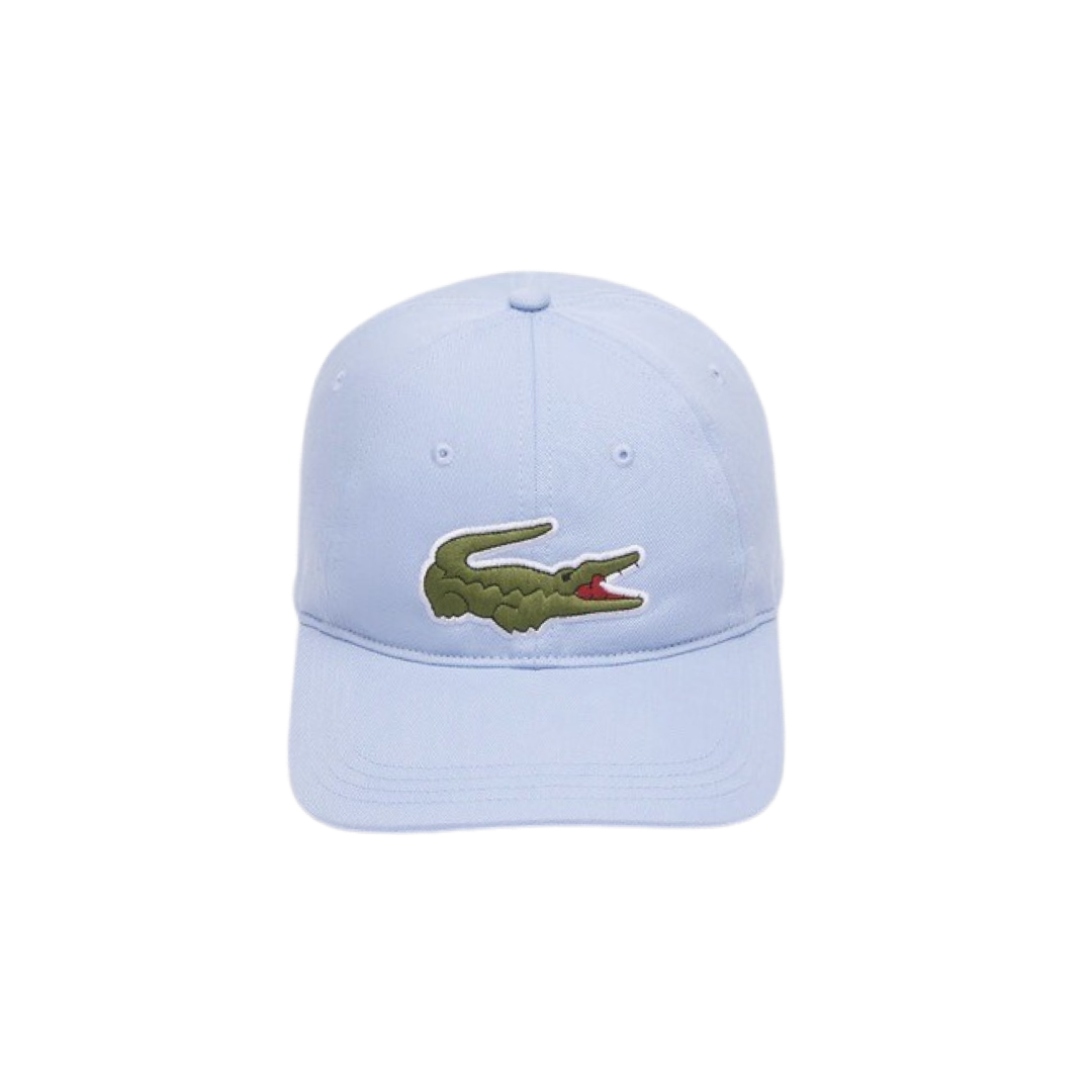 Lacoste Large Embroidered Crocodile Logo Baseball Cap - Stylish Unisex Adjustable Hat for Men & Women - Perfect for Golf, Tennis, and Outdoor Activities
