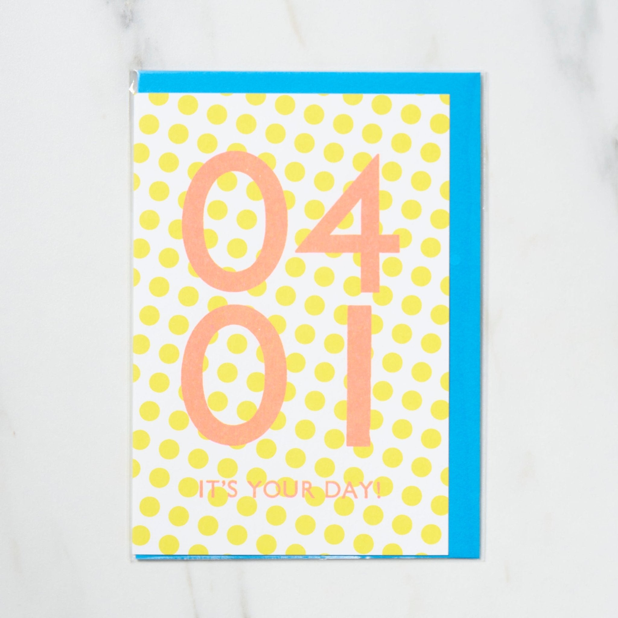 365 Find Your Day Card - April Edition | Premium Letterpress Greeting Card for Birthdays, Anniversaries & Special Occasions