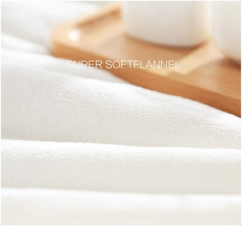 Ultra Soft Microfiber Plush Blanket - Super Cozy & Warm Throw for Bed, Couch, Sofa - Perfect for Home, Office, Travel & Gifts