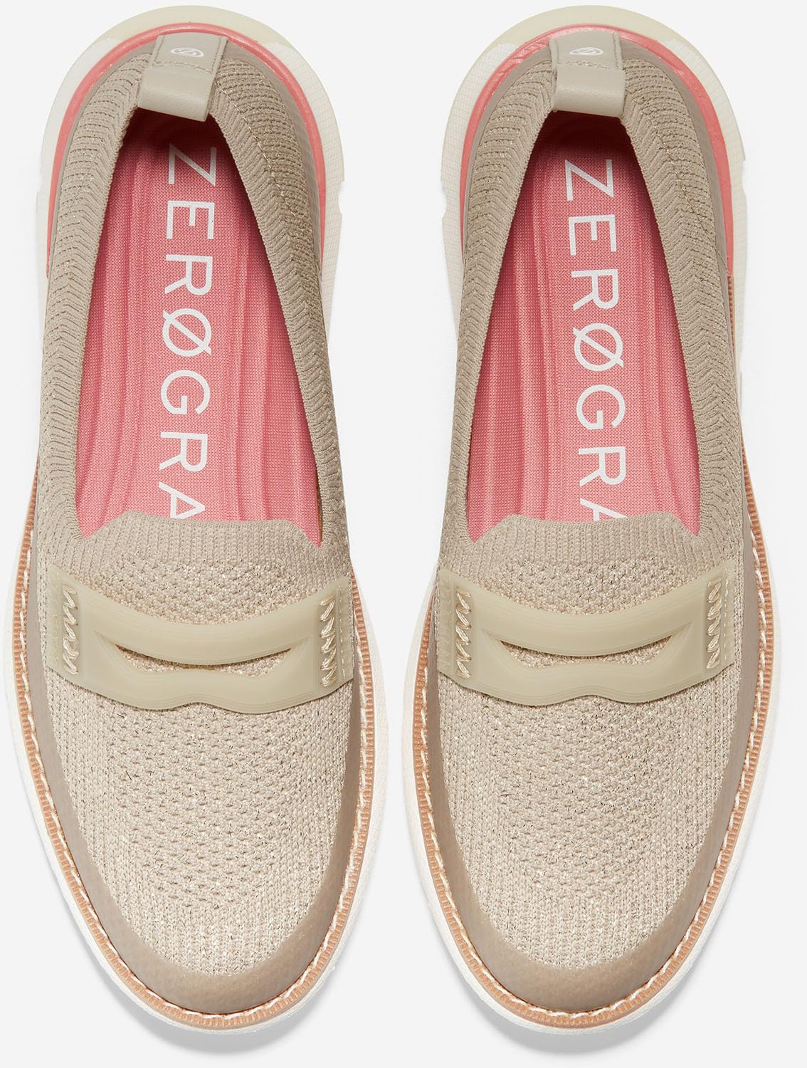 Cole Haan Women's Zerogrand Stitchlite Loafers - Lightweight Comfort Slip-On Shoes for Work, Travel & Casual Wear