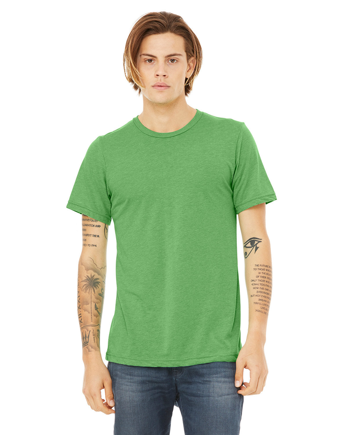 Bella + Canvas 3413C Premium Unisex Triblend T-Shirt - Soft Tri-Blend Fabric for Men & Women - Perfect for Casual Wear, Screen Printing & Everyday Comfort