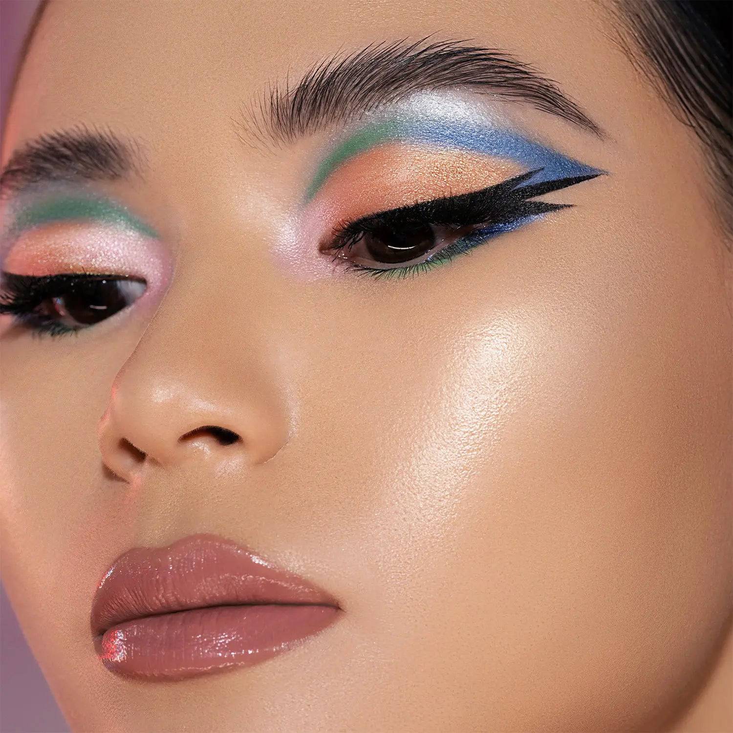 Pastel Plexi Glow Highlighter - Soft Neon Makeup Marker for Face & Body - Perfect for Festivals, Raves, and UV Parties