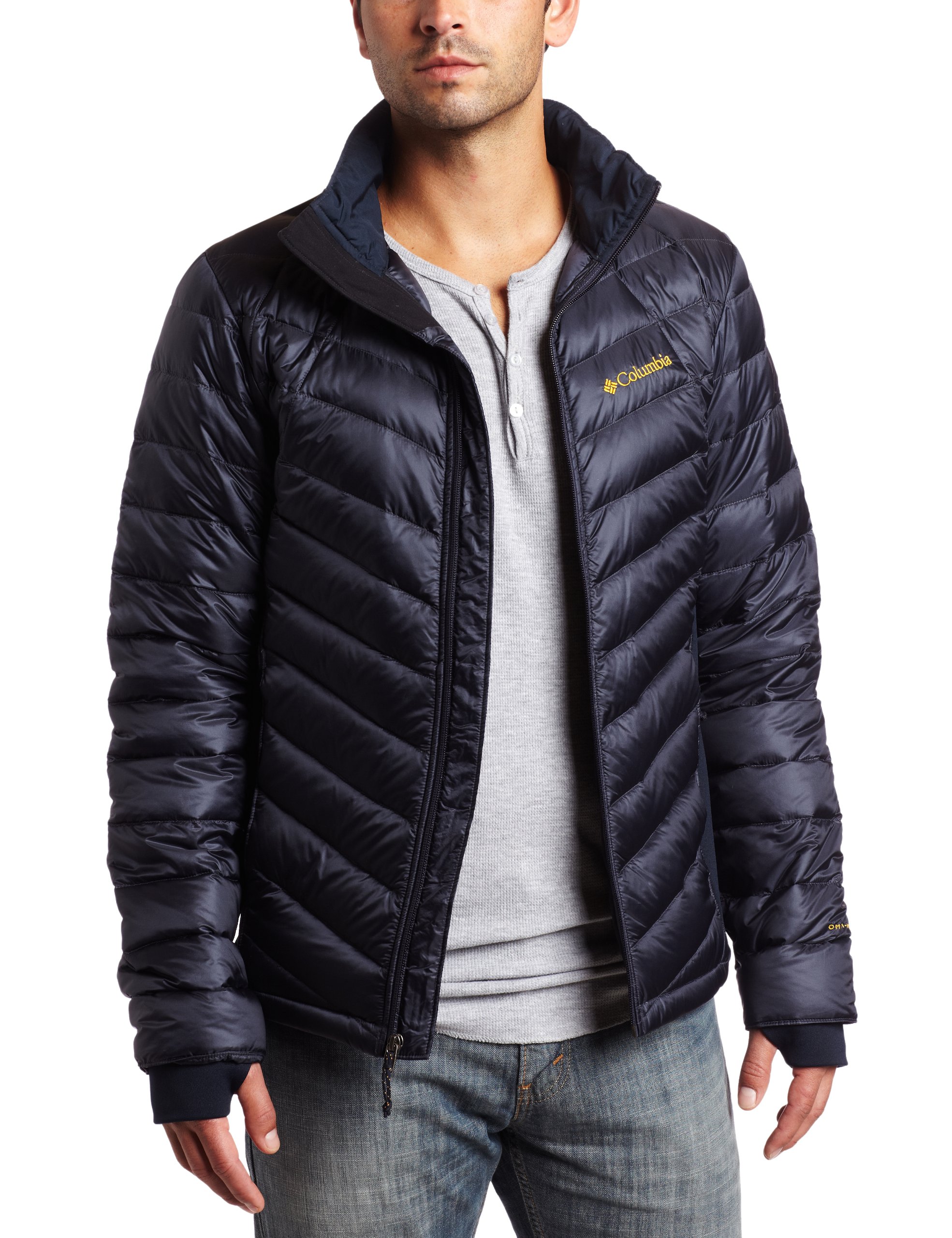 Columbia Men's Reach The Peak Hybrid Down Jacket - Lightweight Waterproof Winter Coat for Hiking, Skiing & Outdoor Adventures