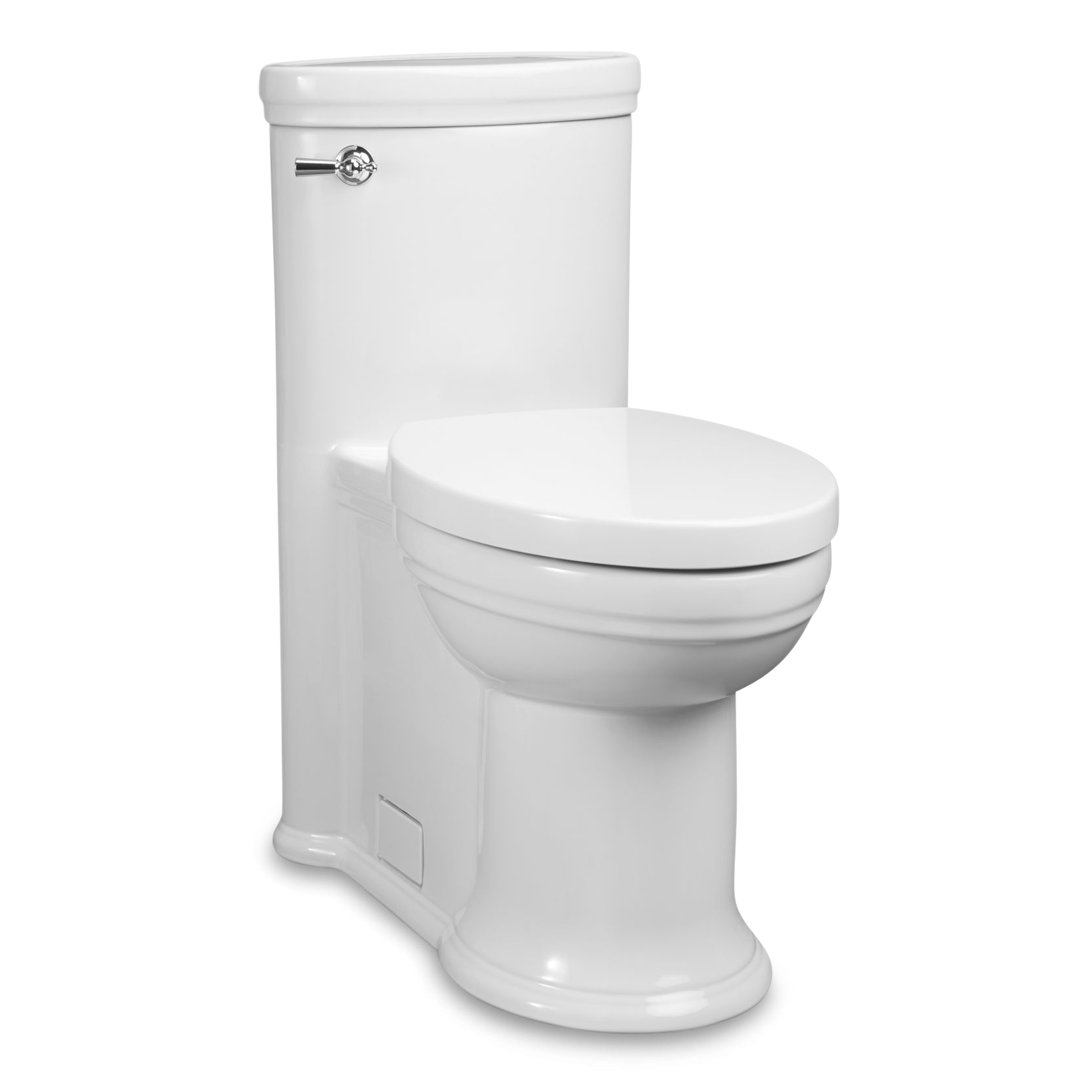 DXV St. George Toilet - White One-Piece Elongated Bowl, WaterSense Certified, ADA Compliant for Modern Bathrooms - Perfect for Home, Hotel, and Commercial Use
