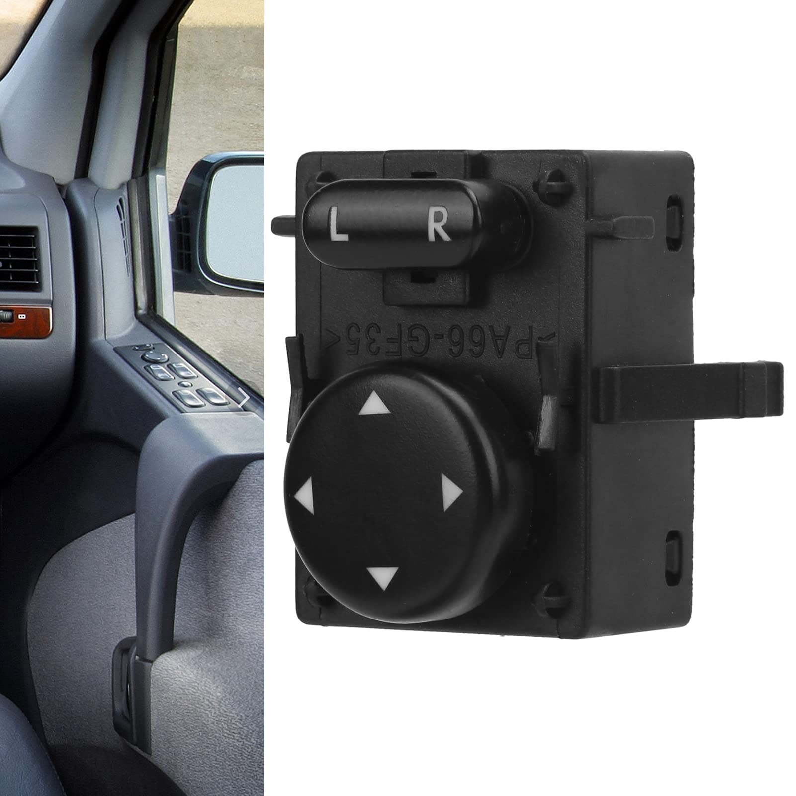 Mercedes Sprinter 903 & Vito W638 Power Mirror Switch Replacement - Rear View Mirror Control Switch A0045459207 - Compatible with Left/Right Side Mirrors - Perfect for DIY Repairs & Auto Maintenance