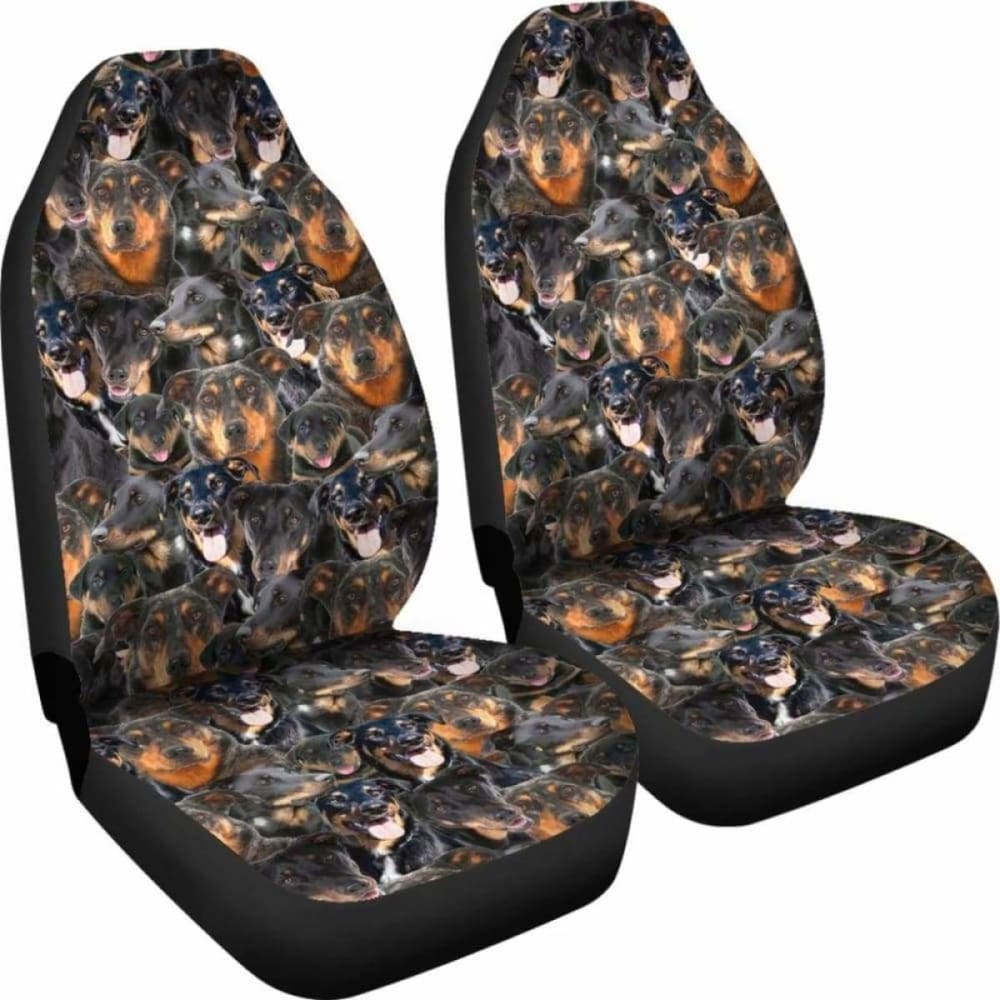 Beauceron Full Face Car Seat Covers - Universal Fit for Cars, Trucks & SUVs - Waterproof & Durable Protection for Pets, Kids & Daily Use