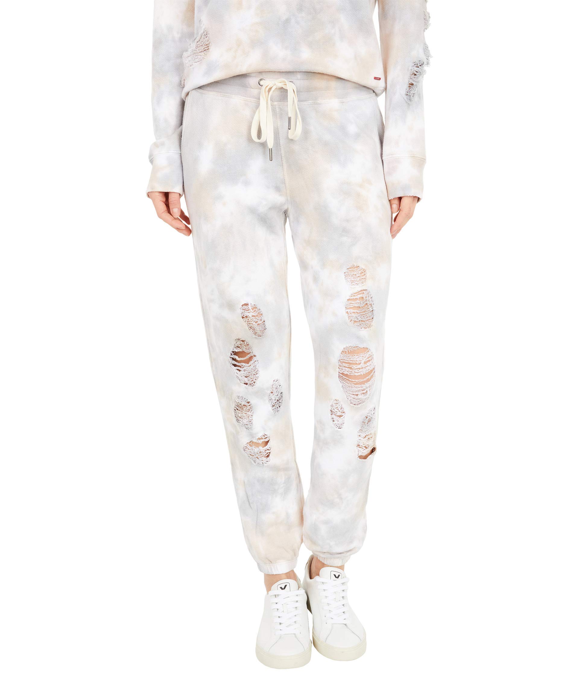 PHILANTHROPY Road Joggers - Women's Tie-Dye Sweatpants in Cloudy Haze (Size XL, US 12-14) | Comfortable Lounge Pants for Running, Yoga & Casual Wear