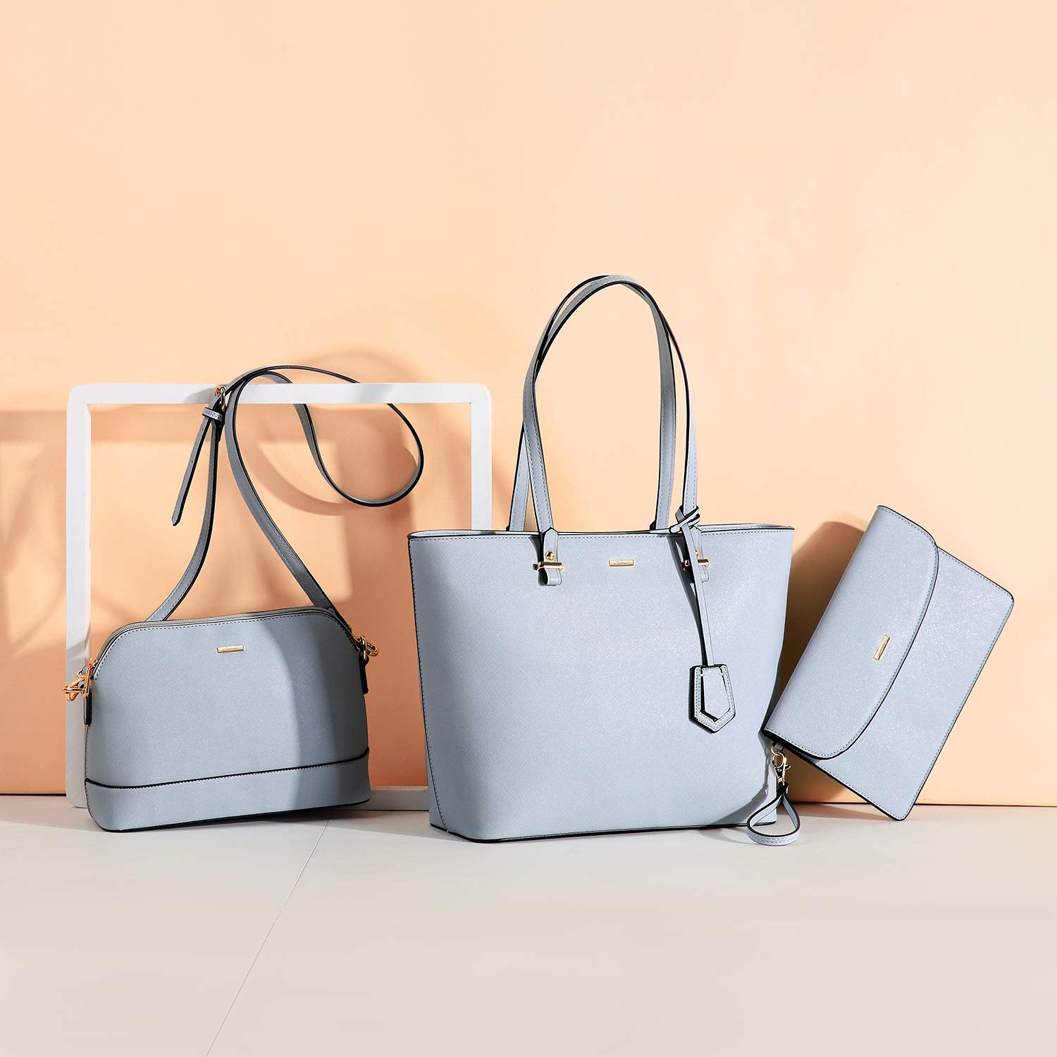 LOVEVOOK Women's Fashion Handbag Set - Tote, Shoulder & Top Handle Satchel Purse for Work, Travel & Everyday Use | Stylish & Functional Women's Bags