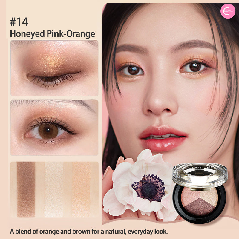 LANSUR Crystal Radiance Eyeshadow Palette - Long Lasting Shimmer & Matte Eye Makeup Set for Party, Wedding & Everyday Glam Look