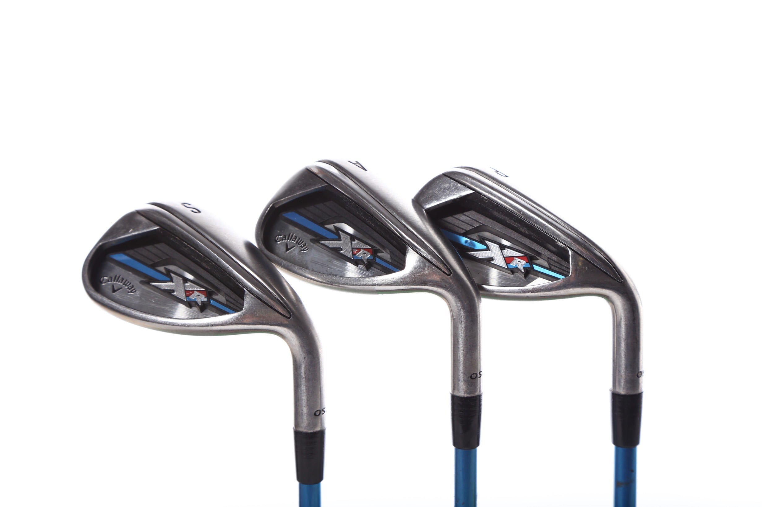 Used Callaway XR Wedge Set - Right Handed PW, AW, SW with Seniors Flex | Premium Golf Clubs for Senior Players | Perfect for Course Play & Practice Sessions