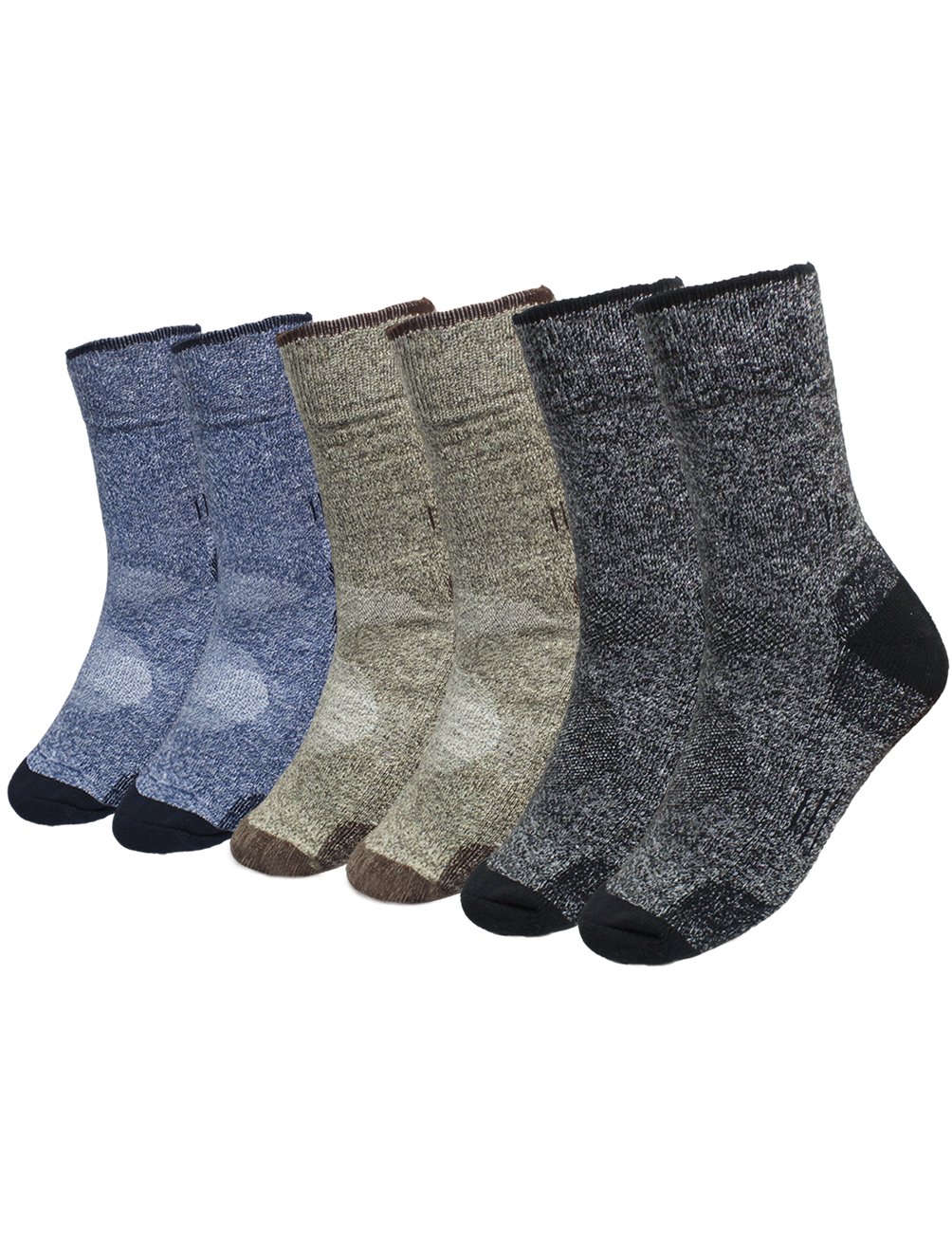 Premium Men's Cushioned Athletic Running Socks 2-Pack - Breathable Moisture-Wicking Crew Socks for Sports & Daily Wear - Ideal for Running, Gym, Hiking & Casual Outfits
