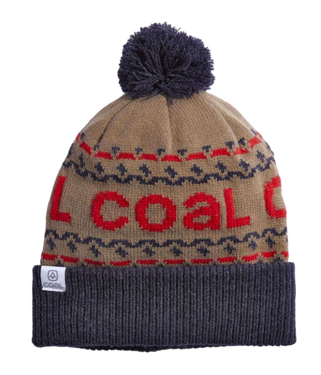 Coal Kelso Tall Pom Beanie - Winter Knit Hat for Men & Women 2023 - Warm Fleece Lined Beanie for Snowboarding, Skiing & Outdoor Activities