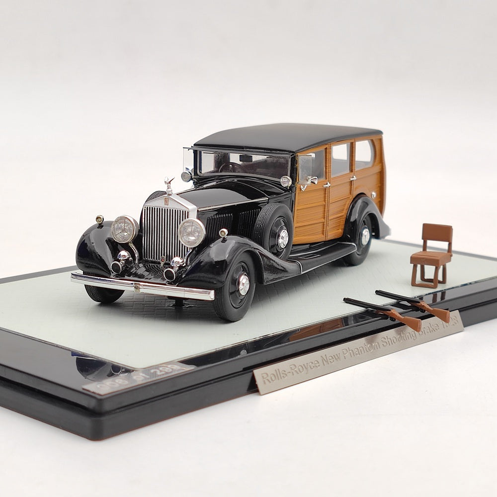 1/43 Scale 1928 Rolls Royce New Phantom Shooting Brake Resin Model Car - Limited Edition Collectible #43204702 | Perfect for Display, Car Enthusiast Gifts & Vintage Model Collections