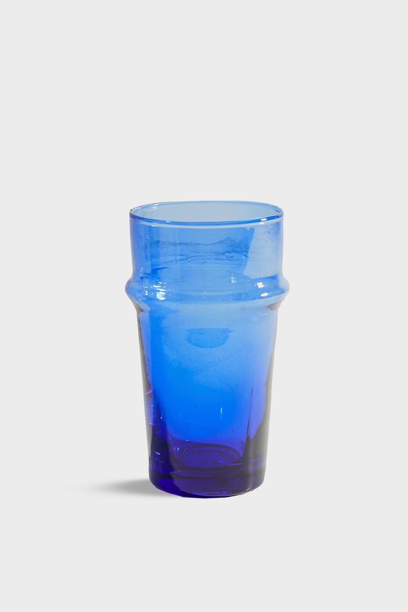 Premium Blue Moroccan Beldi Glassware Set - Handcrafted 6-Piece Drinking Glasses for Tea, Coffee & Juice - Perfect for Home Decor, Gifts & Entertaining