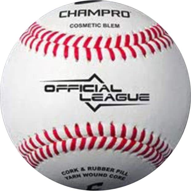 Premium CHAMPRO CBB-200D Full Grain Leather Baseballs - 30 Pack with Black Bucket & Rod Can Sleeve (Cosmetic Blem) | Perfect for Practice, Training & Team Sports | Durable Leather Cover for Baseball Enthusiasts