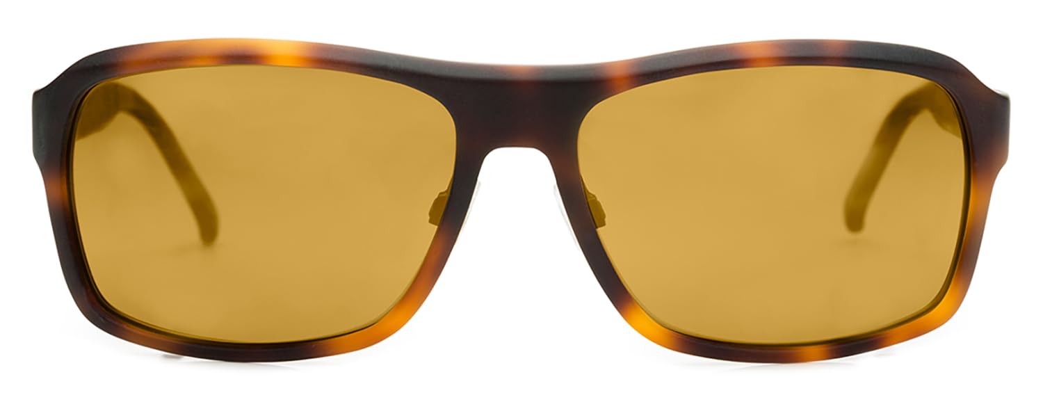Premium Polarized Sunglasses for Men & Women - Hawksbill Square Frame with Glass Lens - Trendy, Durable & Lightweight UV Protection - Perfect for Driving, Beach & Outdoor Activities