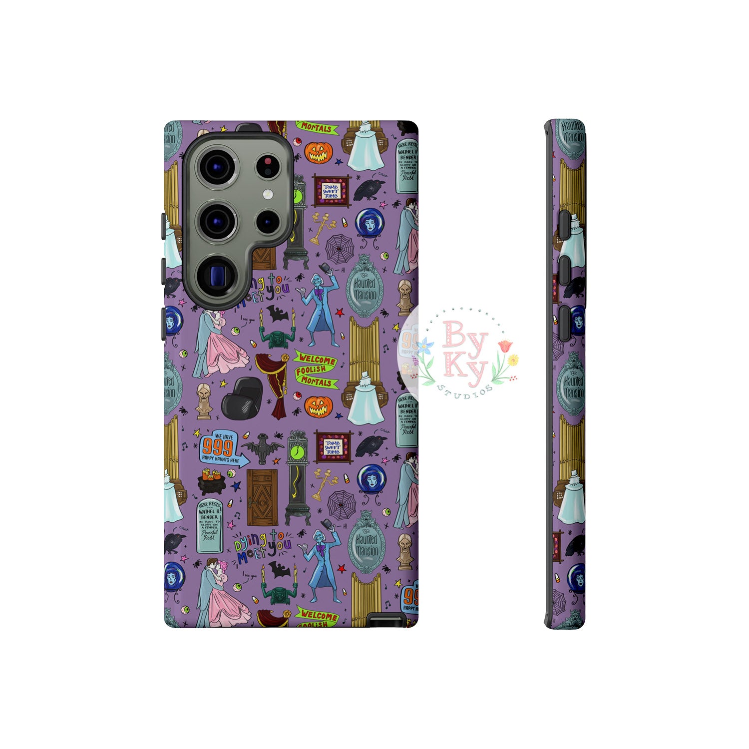 Haunted Mansion Inspired Durable Shockproof Phone Cases - Perfect for Halloween, Cosplay & Horror Theme Parties