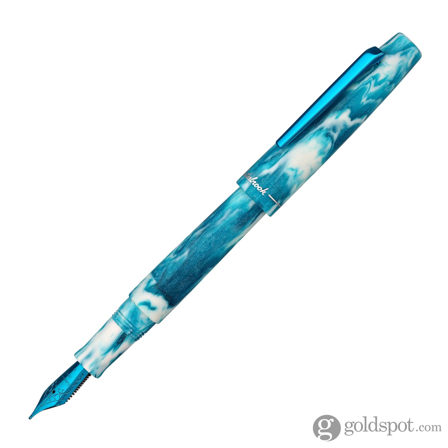 Esterbrook Camden Northern Lights Fountain Pen in Manitoba Blue - Premium Fountain Pen for Writing, Calligraphy & Collecting - Perfect Gift for Writers & Pen Enthusiasts