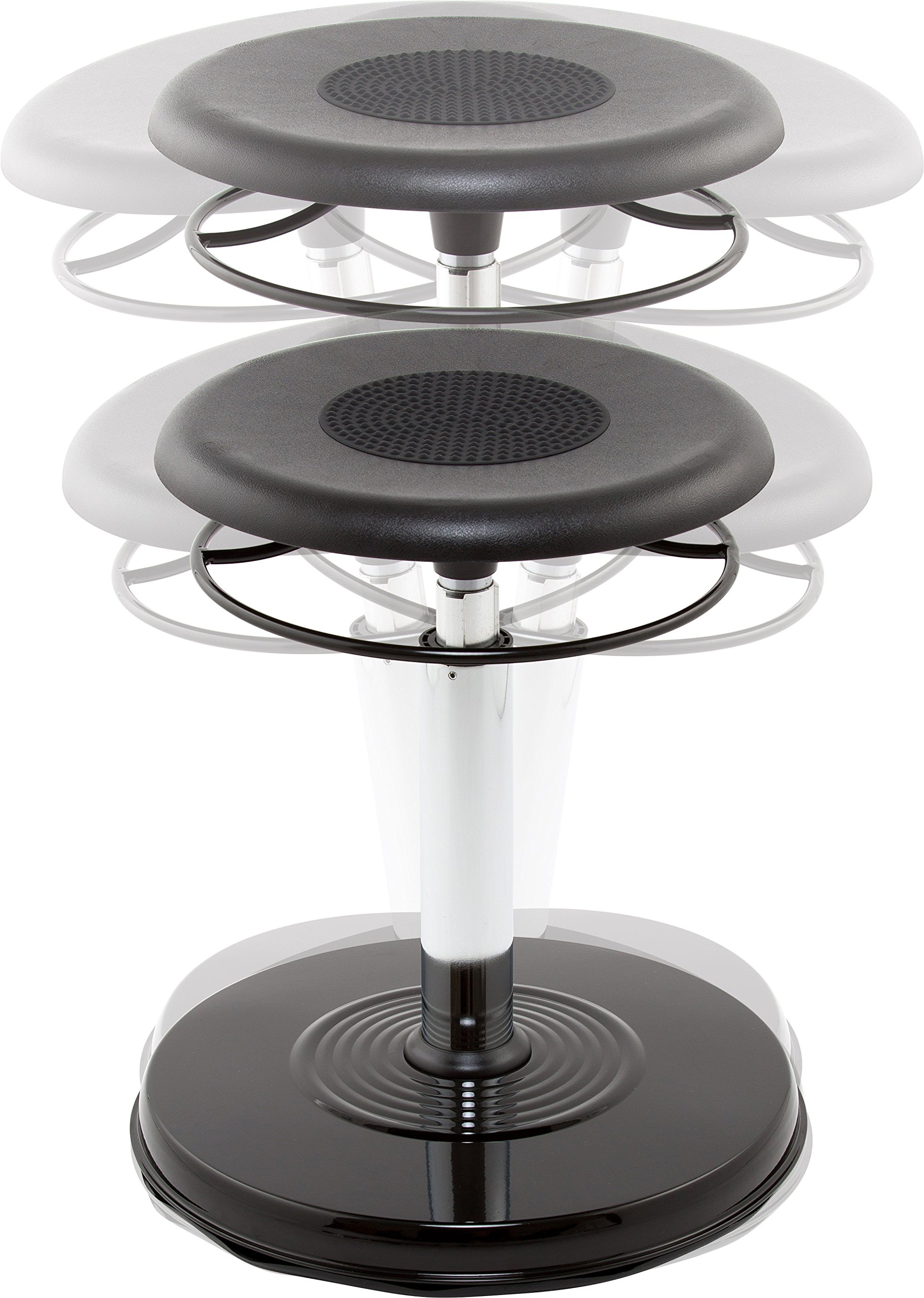 Ergonomic Wobble Chair for Teens & College Students - Adjustable Office Stool with Comfortable Rubber Seat (18-25