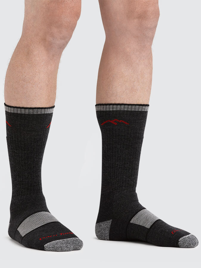 Darn Tough 1405 Men's Hiker Boot Midweight Hiking Socks with Full Cushion - Comfortable & Durable for Outdoor Adventures, Backpacking & Trail Running