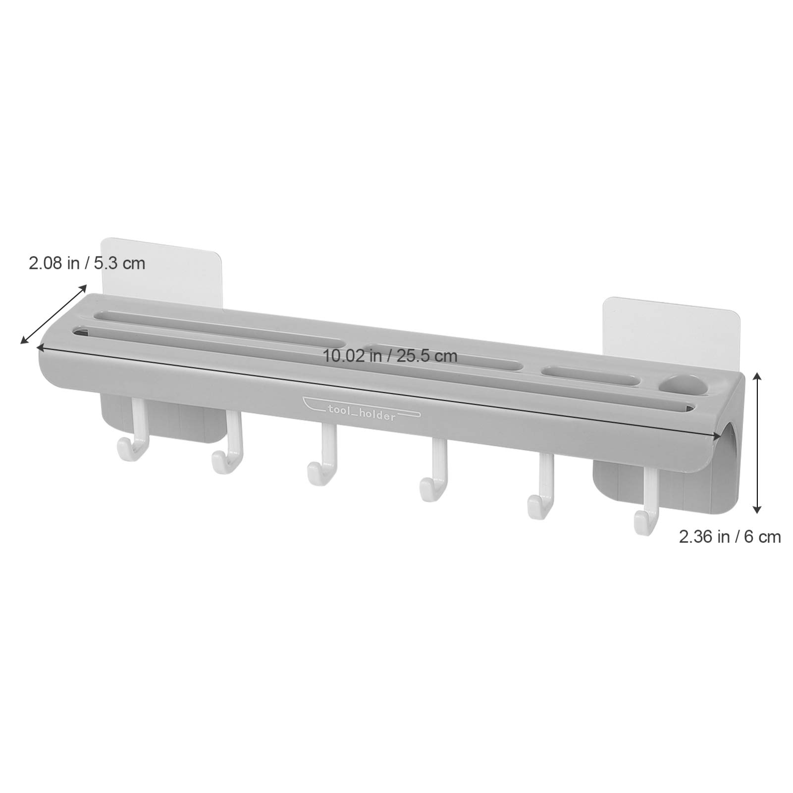 Hemoton Floating Shelf - Wall Mounted Toilet Stand & Kitchen Storage Organizer - Steel Brackets for Bathroom, Kitchen, Bedroom - Space Saving Shelf for Towels, Spices, Books & Decor