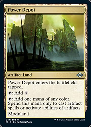 Magic: the Gathering - Power Depot (251) - Foil Card - Modern Horizons 2 Expansion | Collectible Trading Card Game for Deck Building & Competitive Play