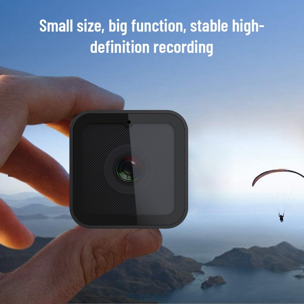 SHABD WiFi Action Camera 1080P HD - Mini Portable Sports Camera with Microphone & 256GB Card Support - Perfect for Vlogging, Cycling, Skiing & Outdoor Adventures