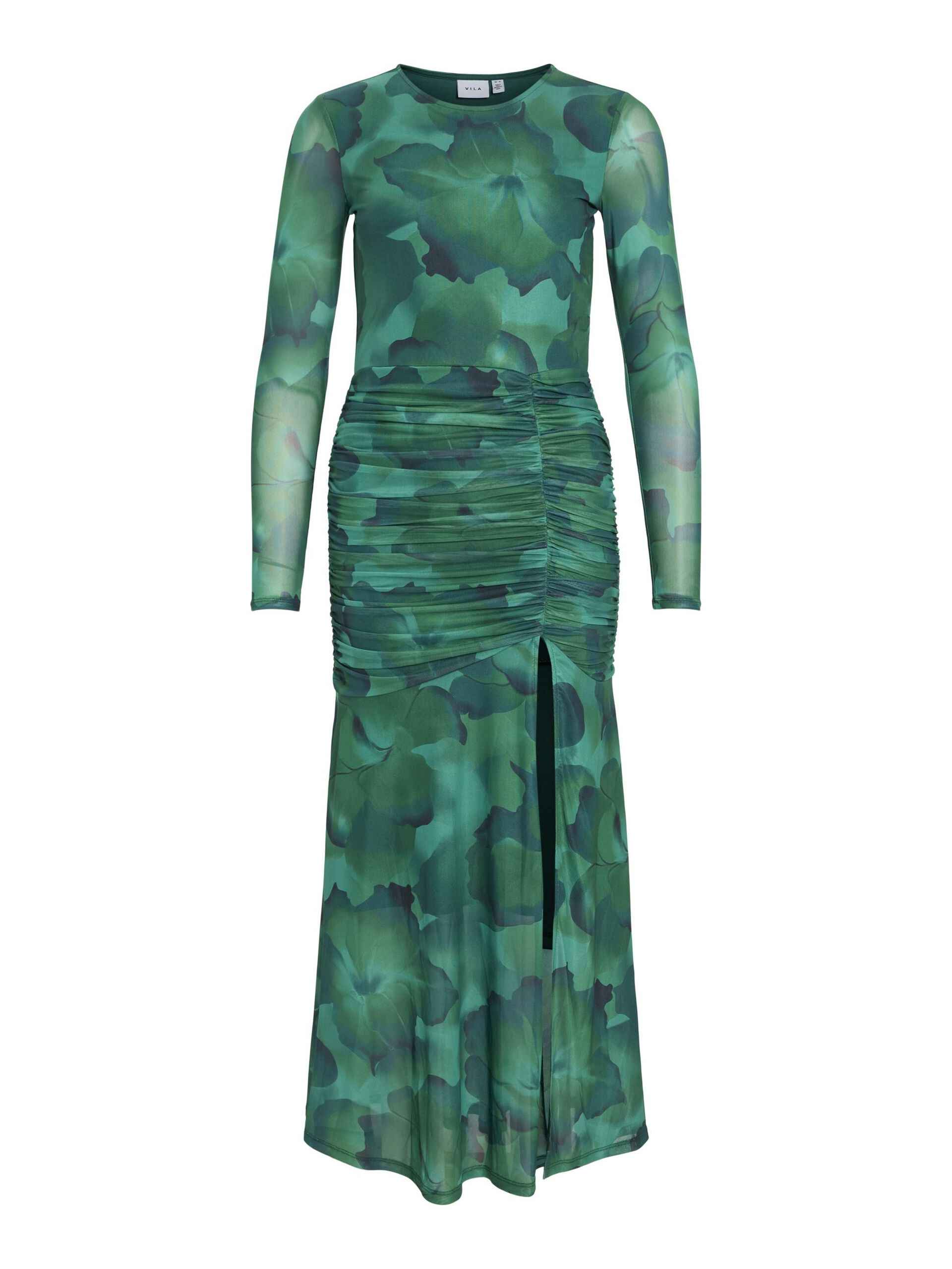 Leena Maxi Dress for Women - Elegant Long Flowy Summer Dress in Ultramarine Green - Perfect for Beach Vacations, Date Nights & Outdoor Parties