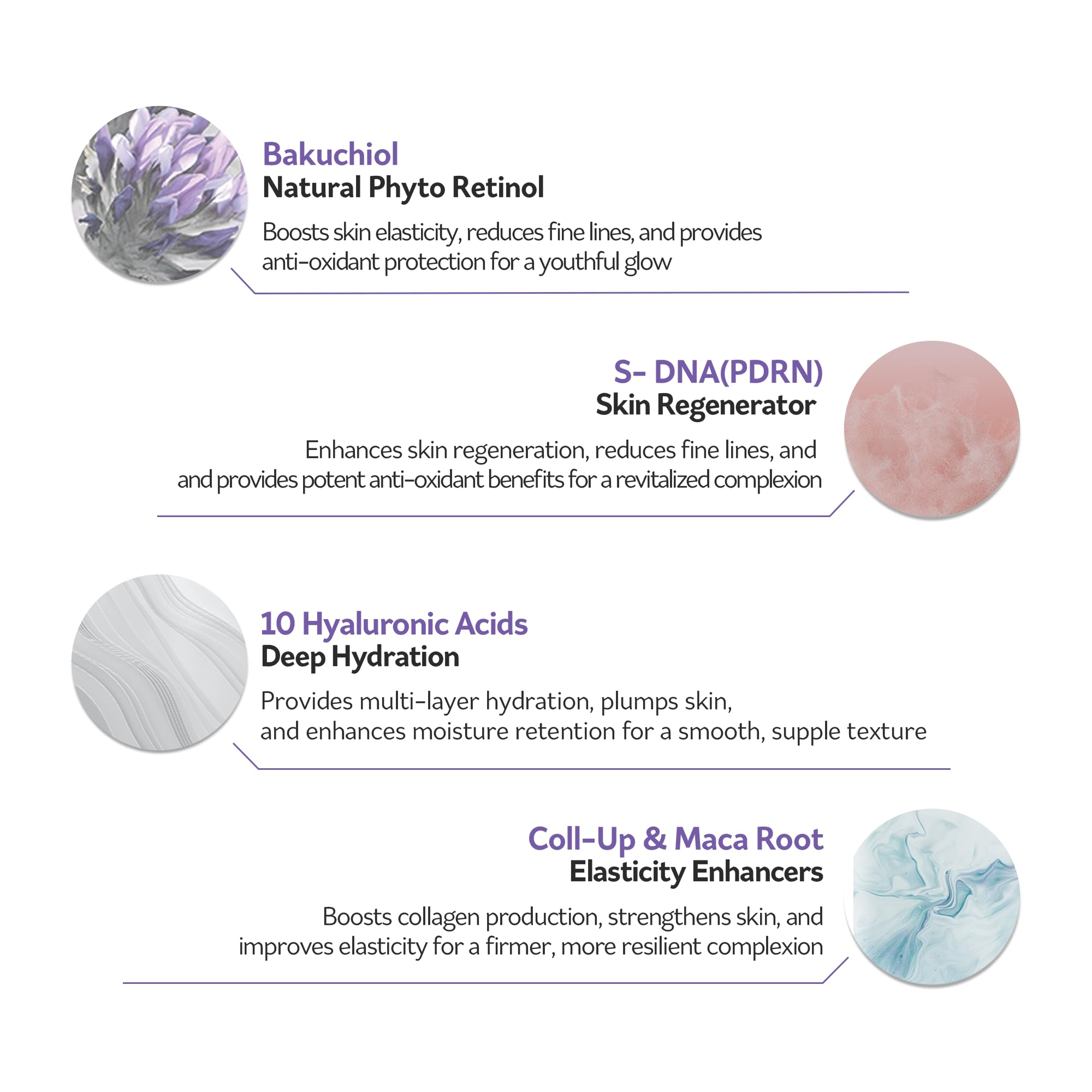 PESTLO Anti-Aging Skincare Set with Bakuchiol & Hyaluronic Acid | Rejurecipe Spicule Roller Serum & Baku:DN Cream | Firming Treatment for Wrinkles & Elasticity Boost | Perfect for Night Routine & Travel Skincare