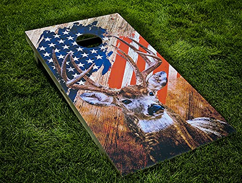 Premium Cornhole Board Wraps & Decals - 35+ Durable Laminated Vinyl Skins for Outdoor Bean Bag Toss Game - Perfect for Tailgating, Backyard Parties, and Family Gatherings