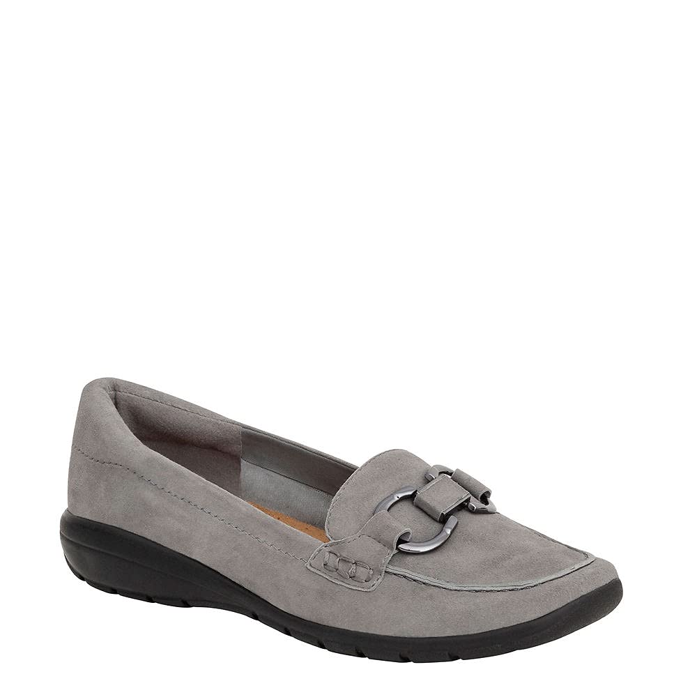 Easy Spirit Women's Comfortable Flats - Lightweight Slip-On Shoes for Work, Travel & Everyday Wear