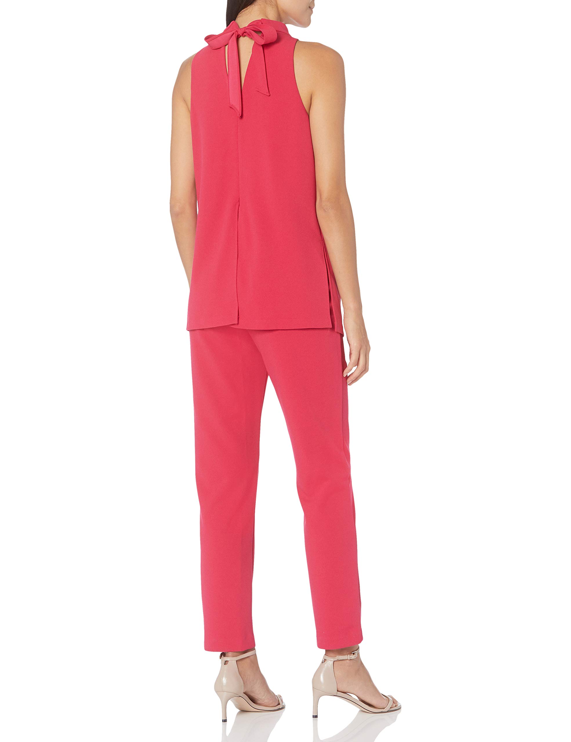 Adrianna Papell Women's Knit Crepe Popover Jumpsuit - Elegant One-Piece Outfit for Evening Parties, Weddings & Special Occasions
