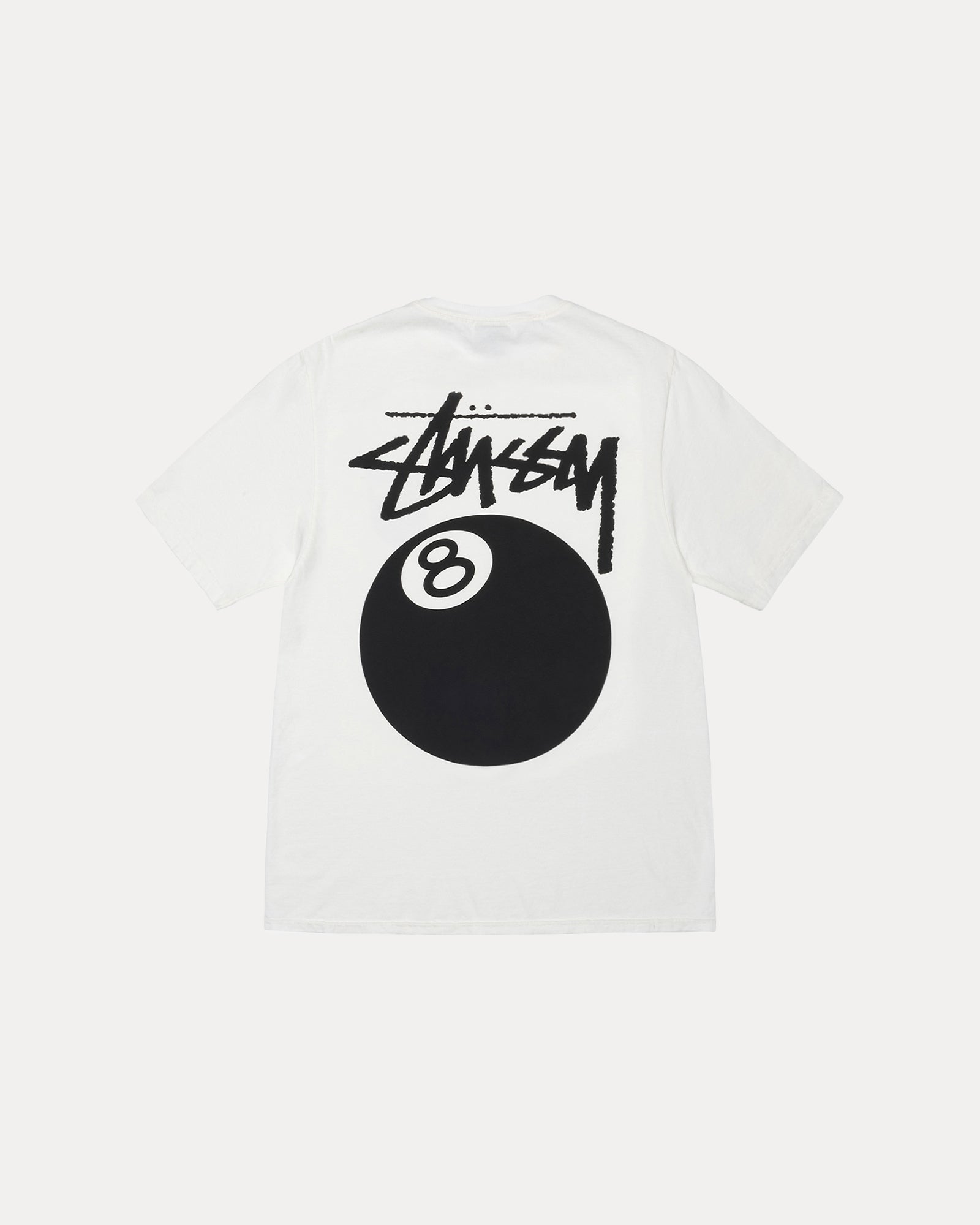 8 Ball Tee Pigment Dyed T-Shirt - Soft Vintage Washed Cotton for Casual Streetwear & Everyday Comfort