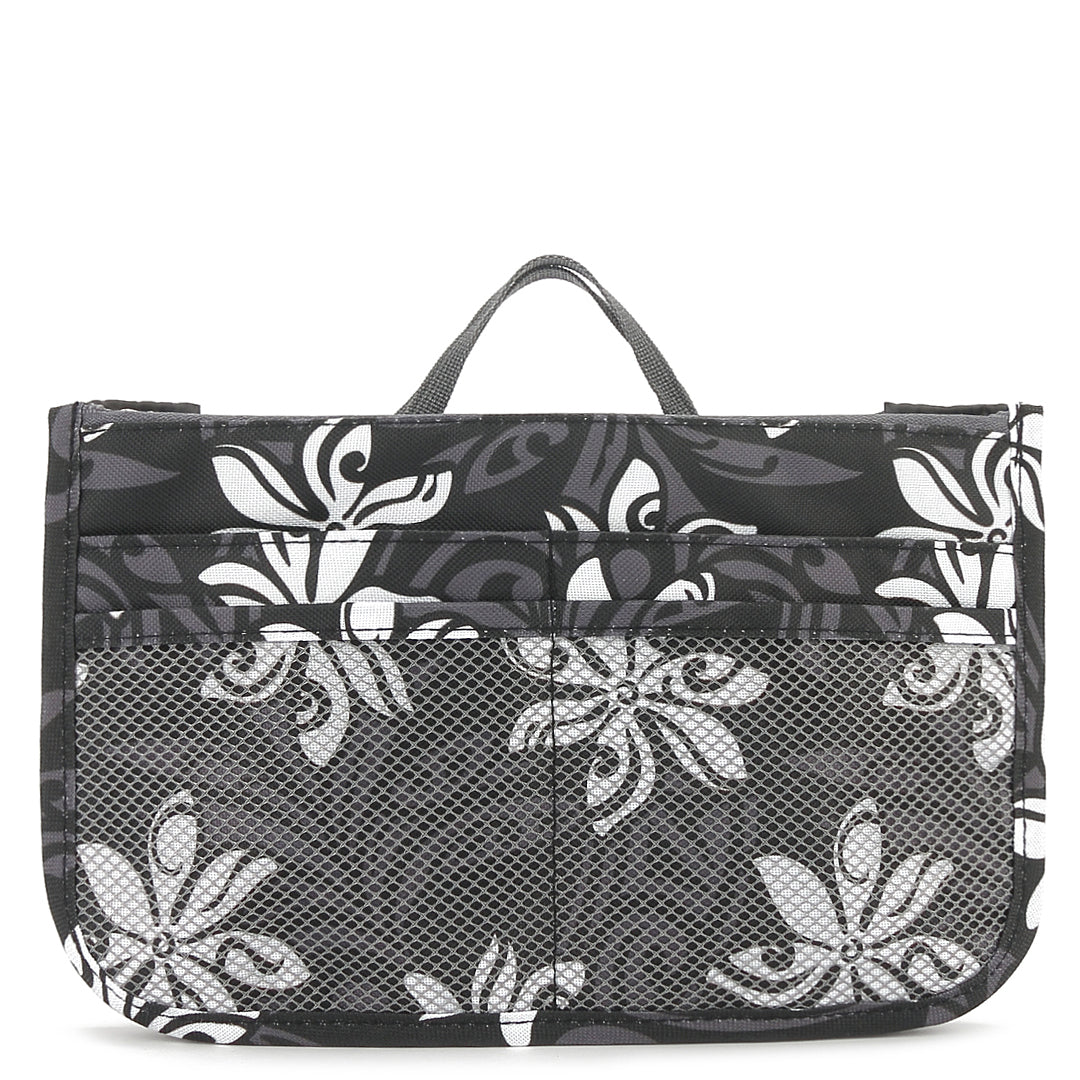 Makiko Large Tiare Infinity Black Bag Organizer - Perfect for Travel, Work & Daily Use to Keep Essentials Neat & Tidy