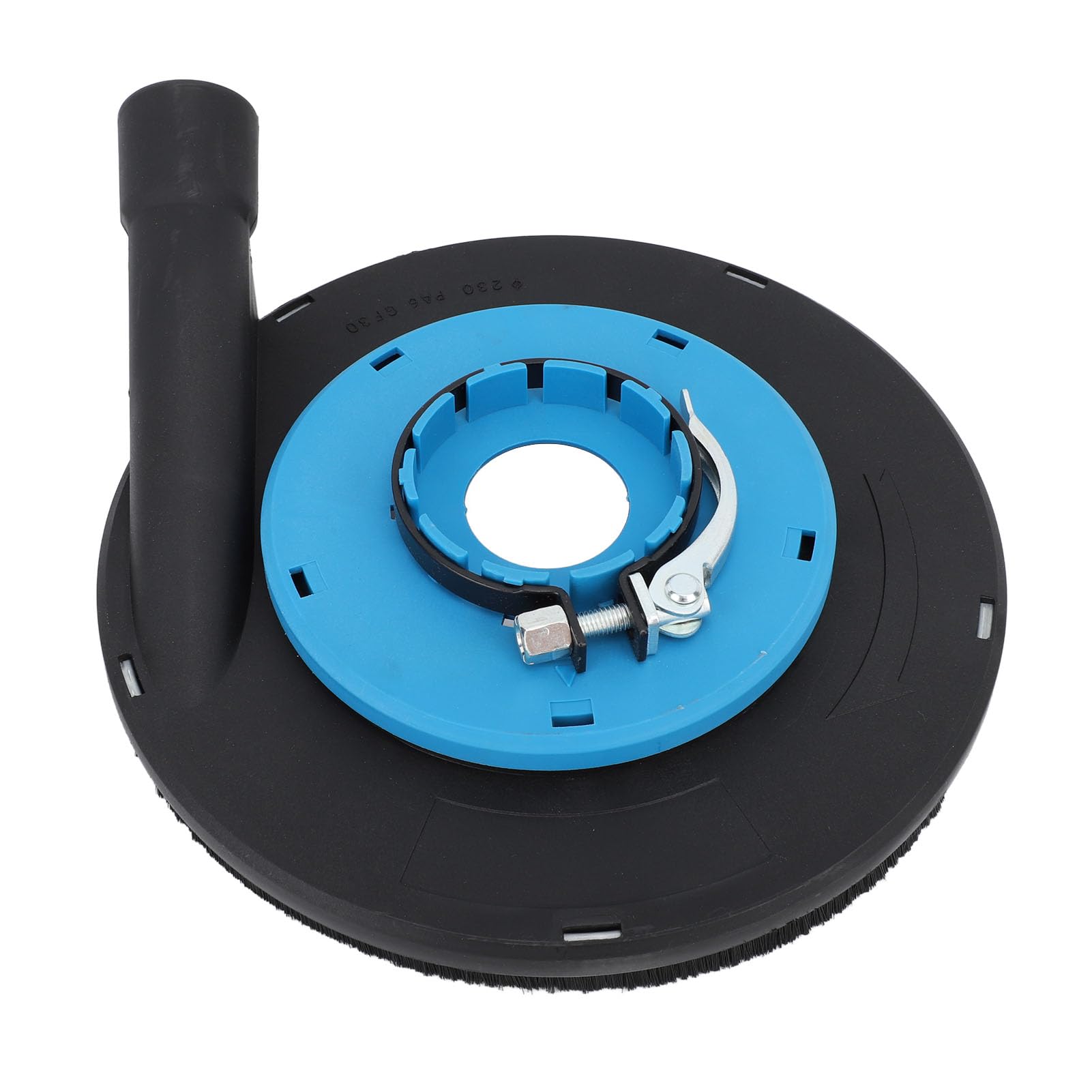 9 Inch Universal Angle Grinder Dust Shroud - Professional Grinding Cover for Hand Grinders (Blue & Black) - Perfect for Concrete, Metal, and Woodworking Projects
