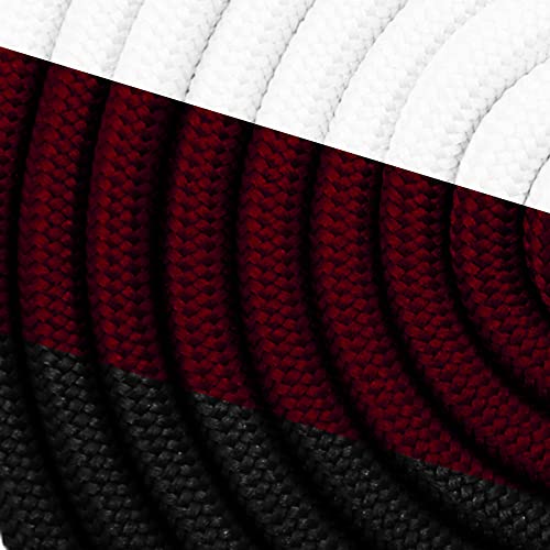 black + white + wine red