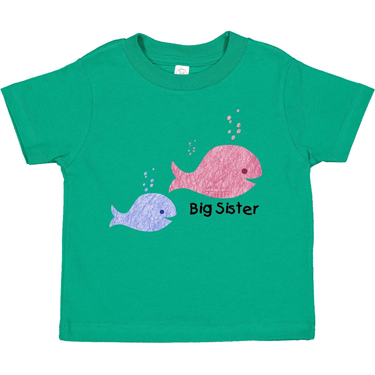 Inktastic Big Sister & Lil' Brother Matching Toddler T-Shirts - Cute Sibling Outfits for Family Photos & Special Occasions