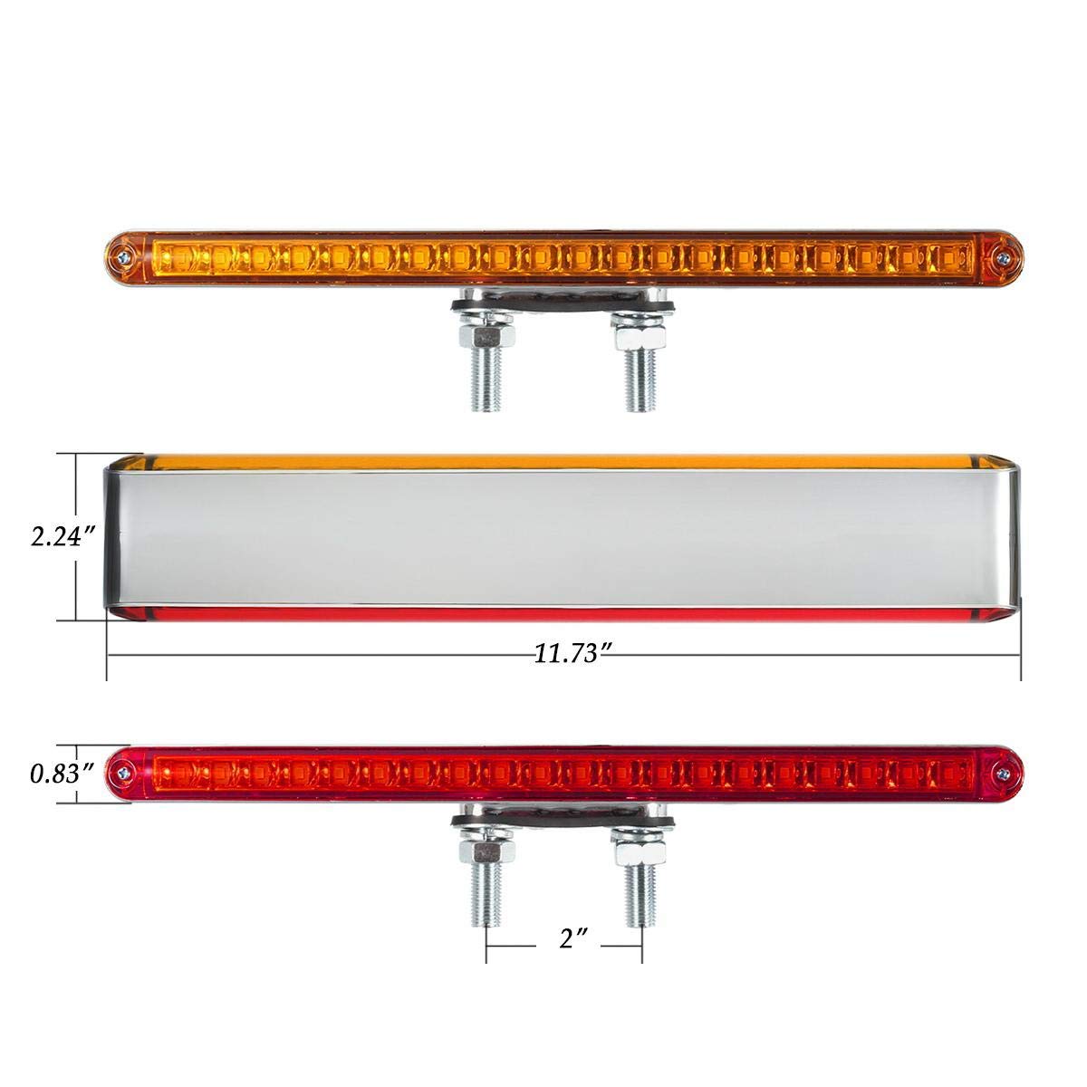 Partsam 2Pcs 12