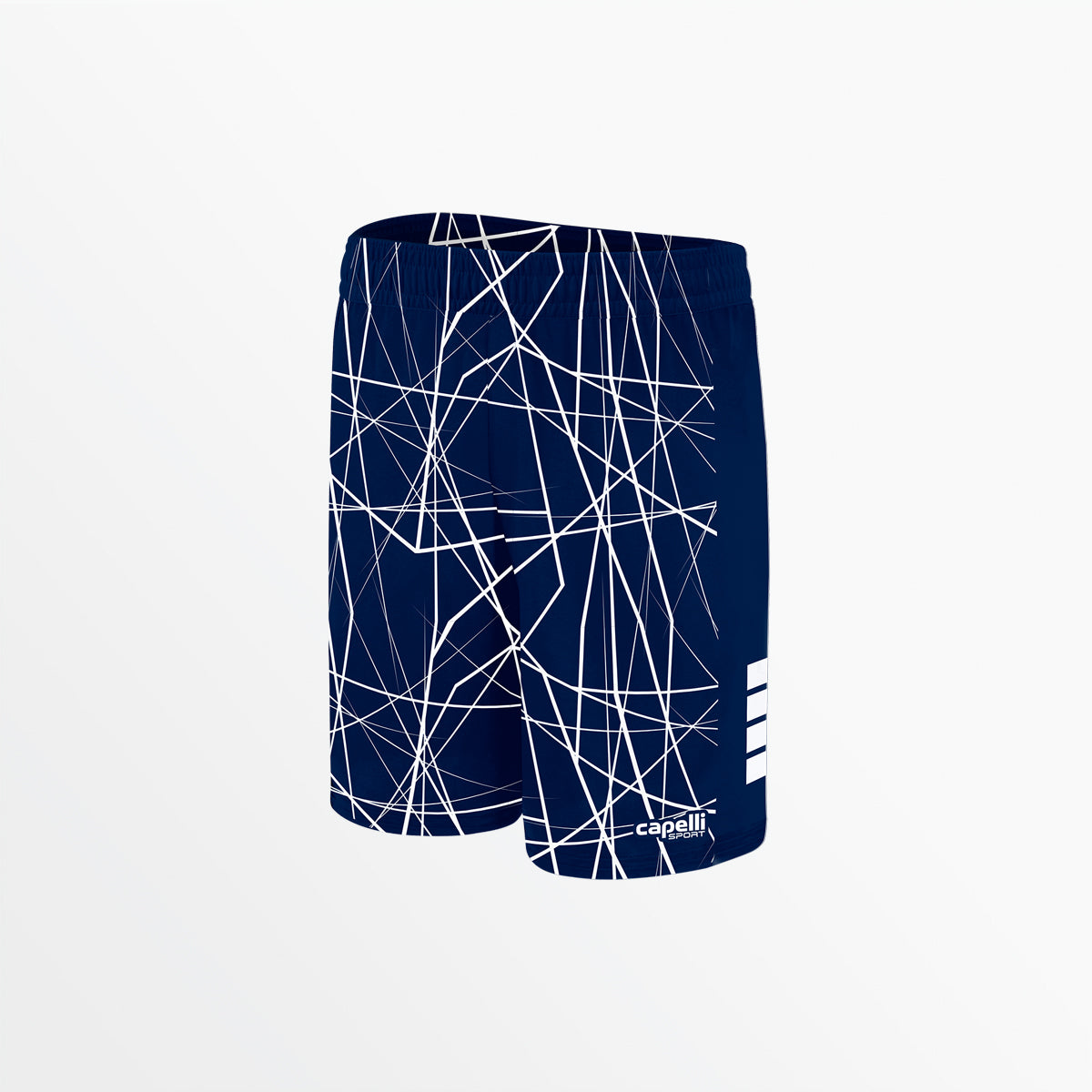 Youth Geo Net Shorts - Trendy Athletic Shorts for Boys & Girls - Perfect for Basketball, Soccer & Casual Wear